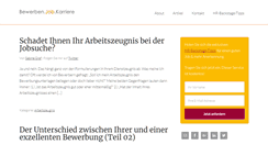 Desktop Screenshot of bewerbenjobkarriere.com